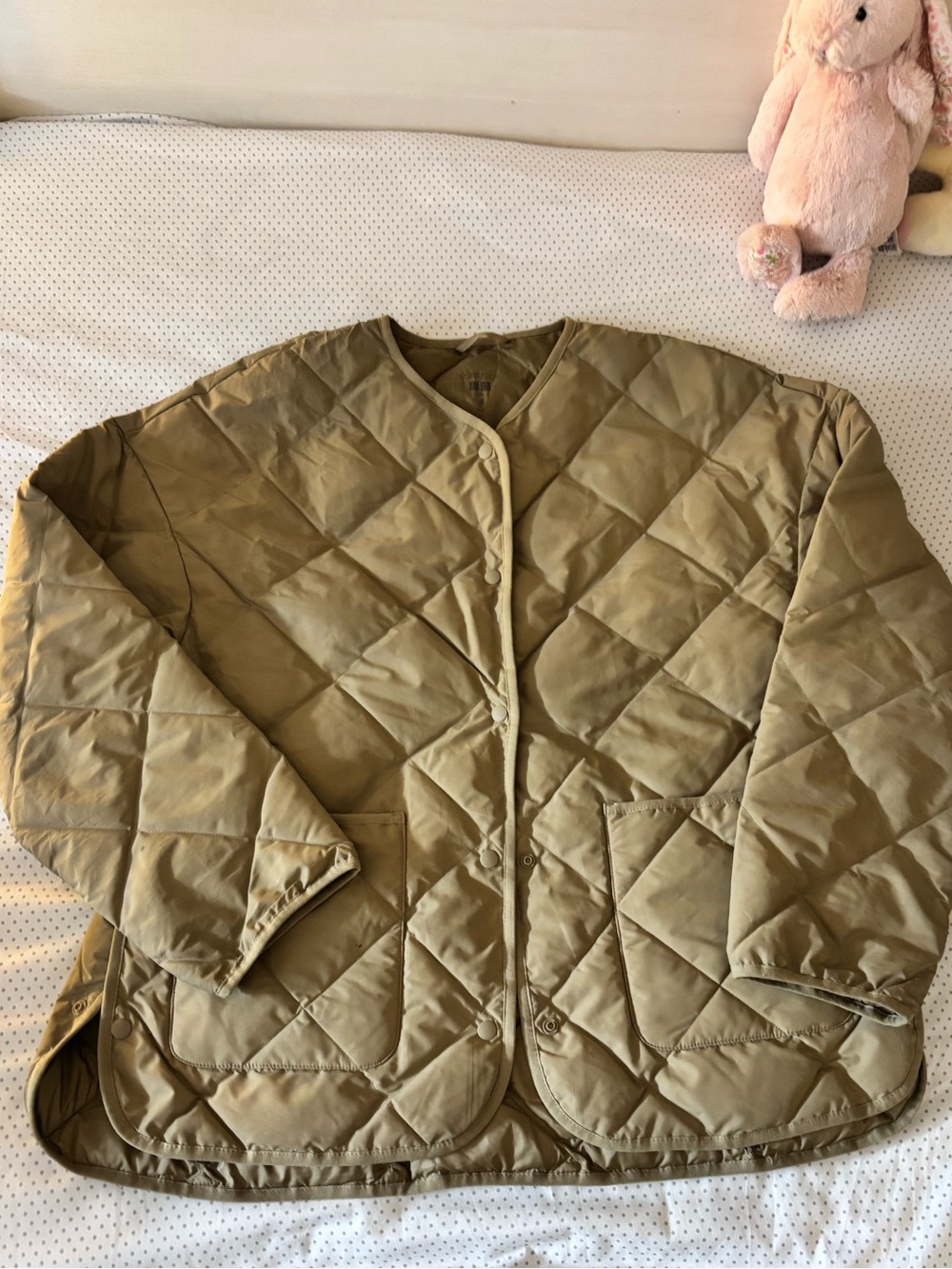 Uniqlo Pufftech Quilted Olive Green Women's Jacket